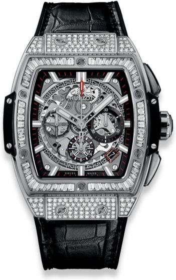 Cheap HUBLOT SPIRIT OF BIG BANG TITANIUM JEWELLERY 42MM 641.NX.0173.LR.0904 replica watch for sale